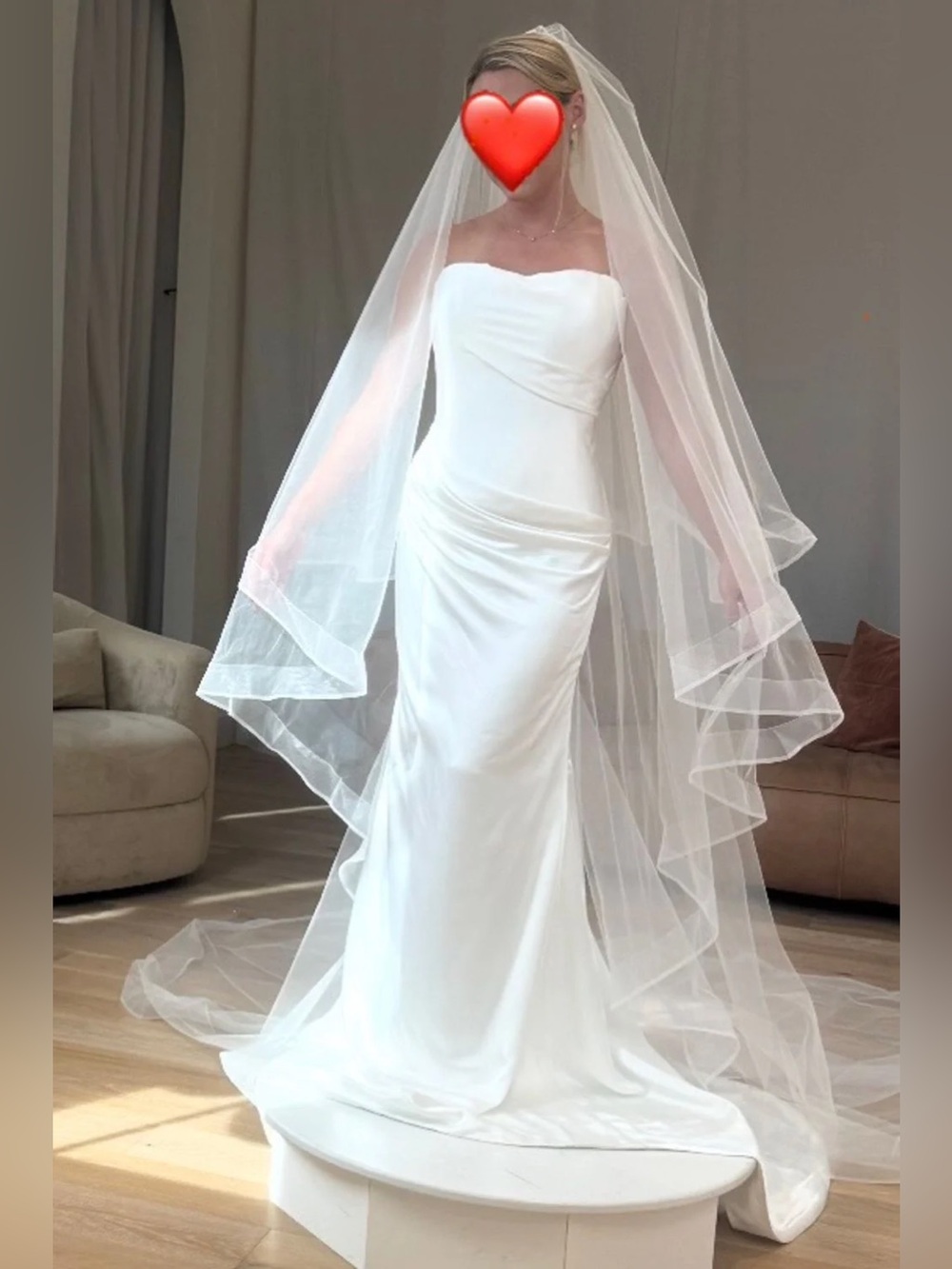 NWT Senstudio Bridal Veil